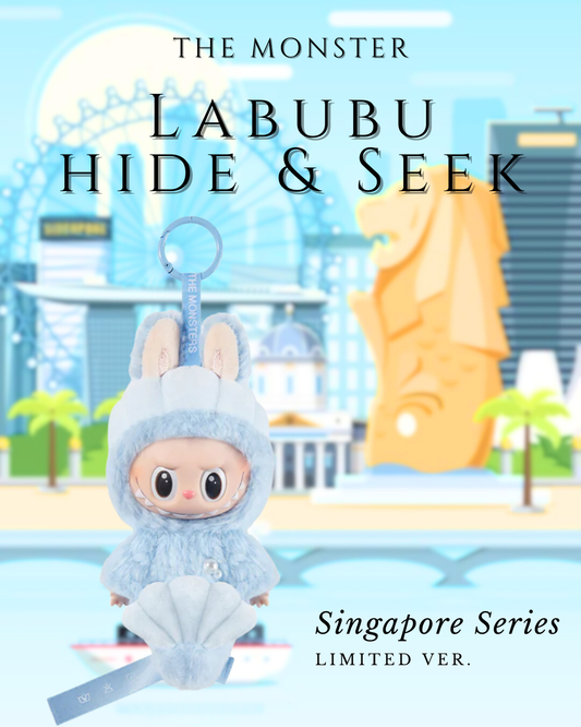 LABUBU HIDE AND SEEK IN SINGAPORE SERIES-Vinyl Plush Doll Pendant