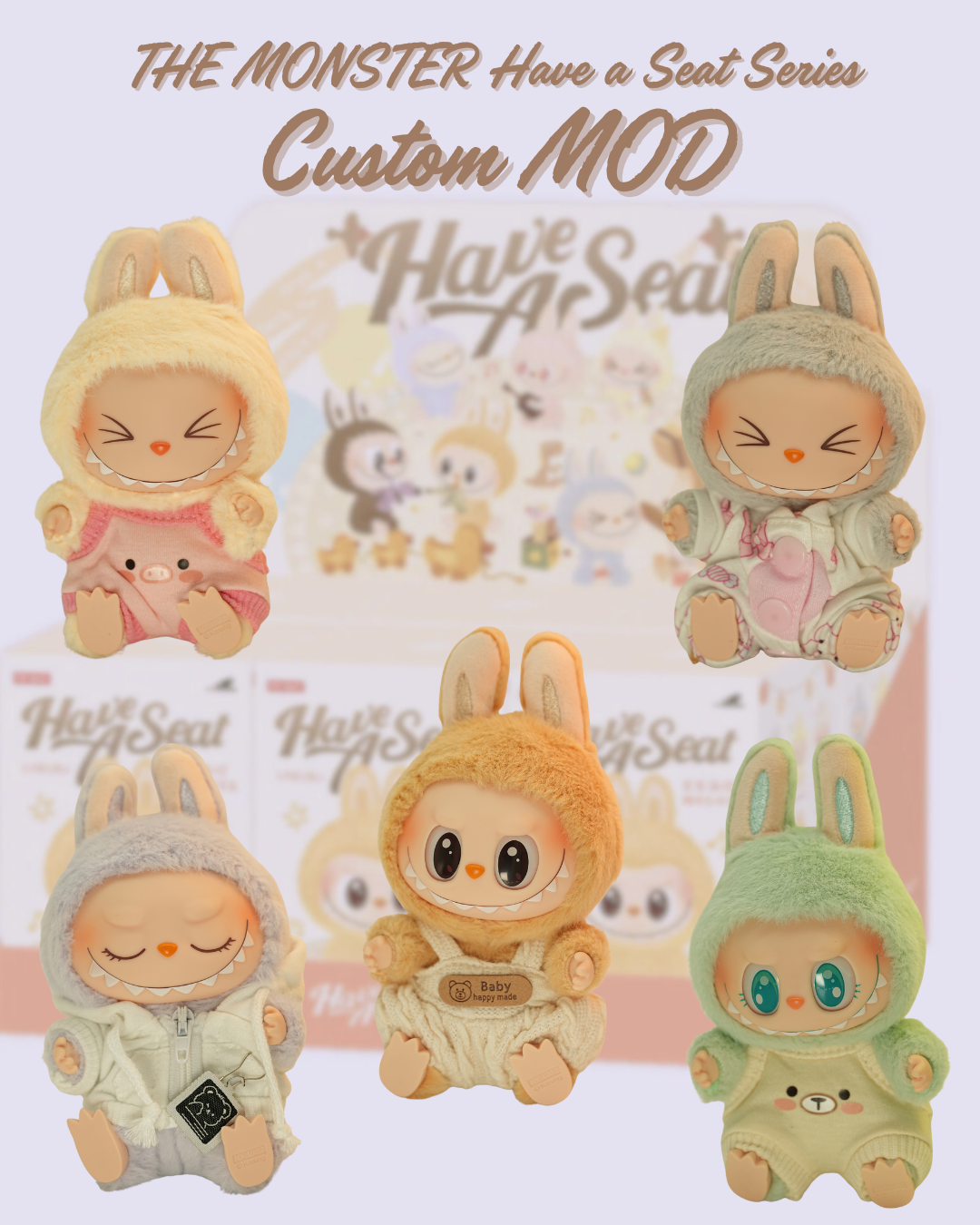 THE MONSTER - Labubu Have A Seat (MOD) – HTFansClub