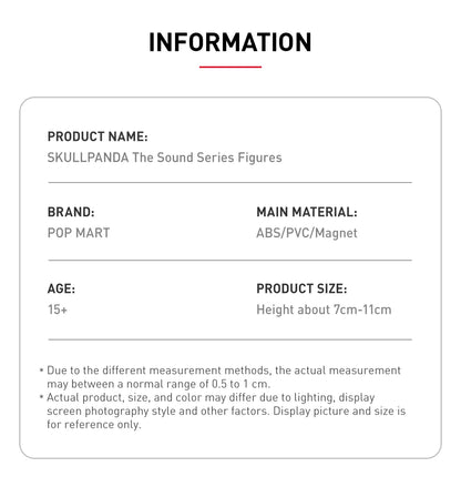 SKULLPANDA The Sound Series Figures